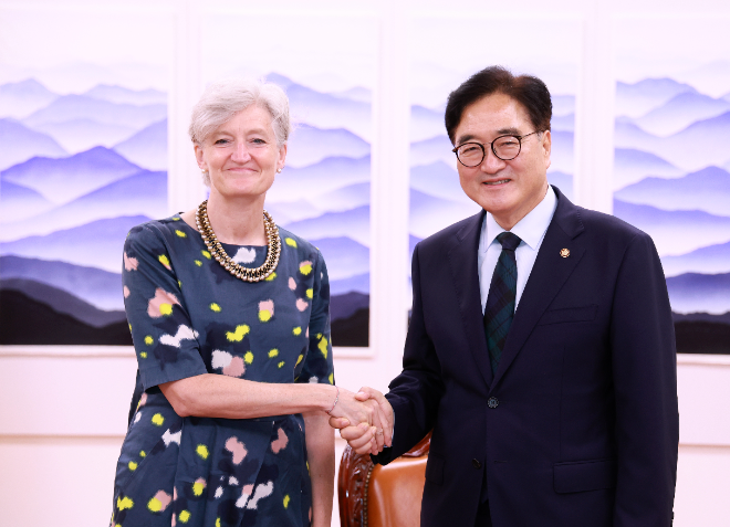 우원식 의장, 타마라 모휘니 주한캐나다 대사 접견