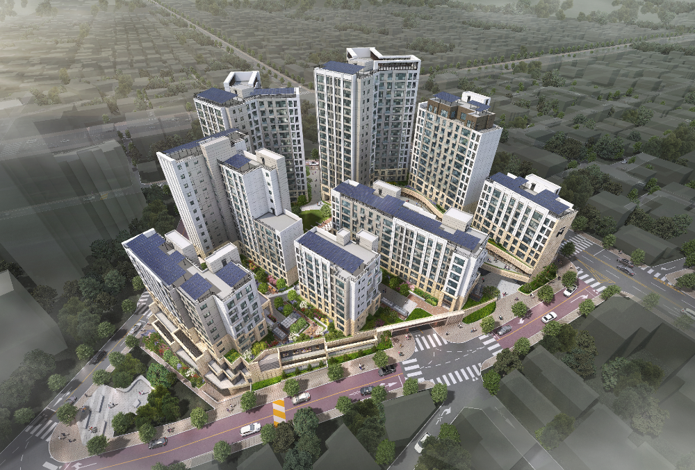 디에이치 대치 에델루이 조감도.(사진=현대건설)