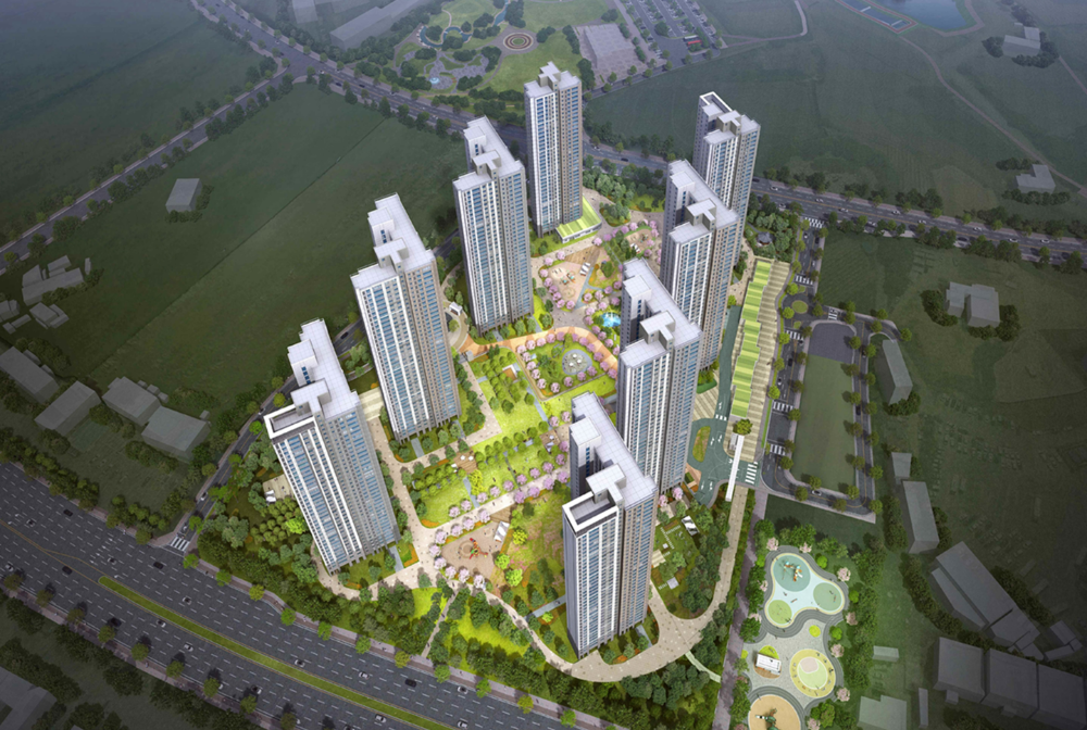 성성자이 레이크파크 조감도.(사진=GS건설)