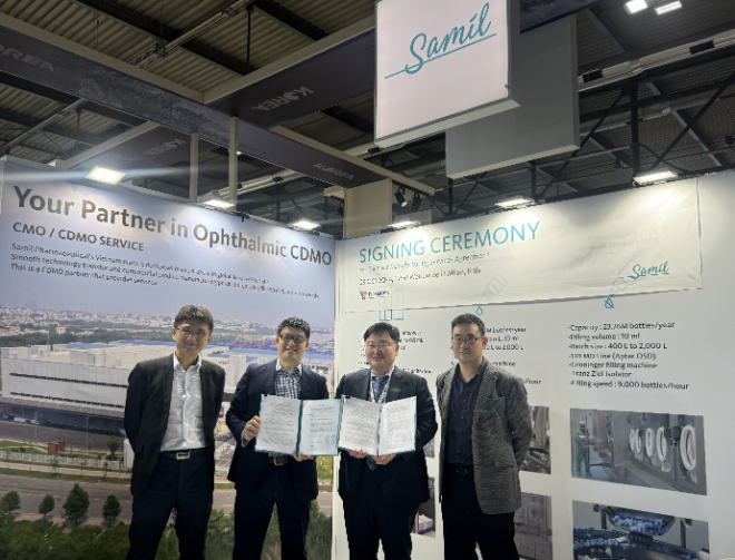 삼일제약, 대만 포모사와 FDA 허가 안과점안제 글로벌 CMO계약 체결