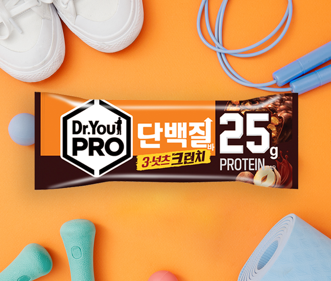 오리온, ‘닥터유PRO 단백질바 3넛츠크런치’ 선보여