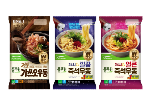풀무원 우동, W육수(더블육수)’로 업그레이드