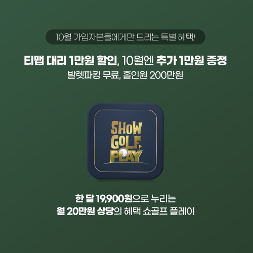 쇼골프플레이-티맵대리, 캠페인 진행