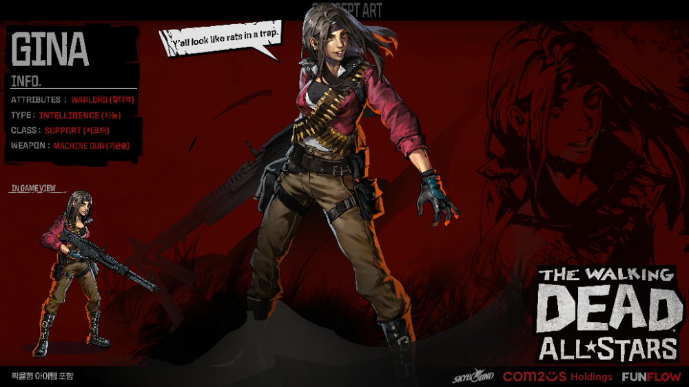 컴투스홀딩스 ‘워킹데드: 올스타즈’, 신규 생존자 ‘지나’ 등장