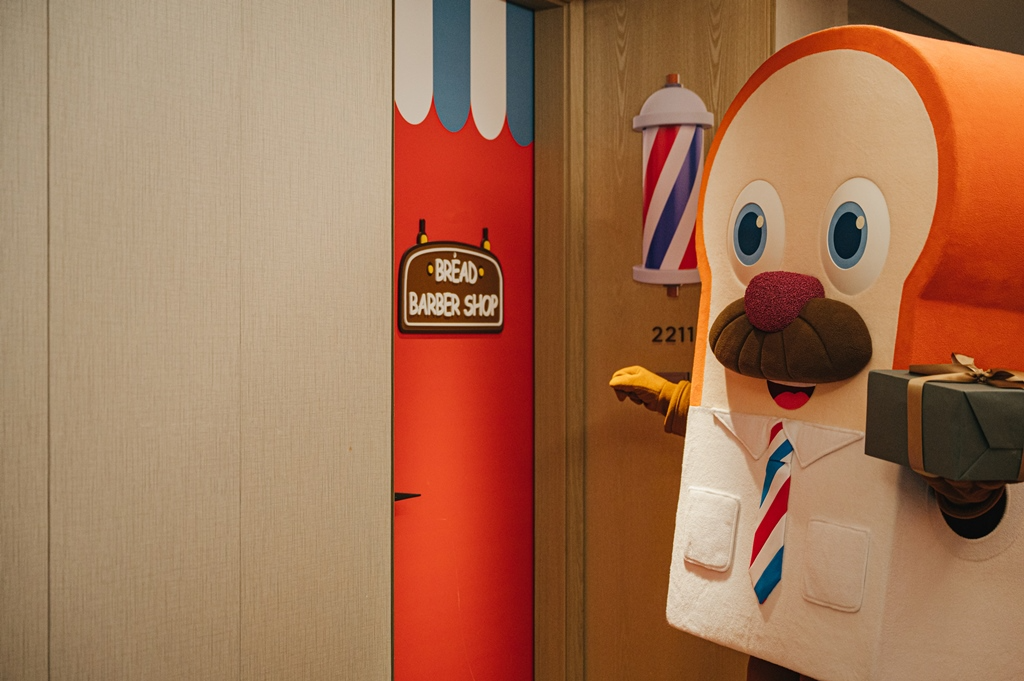 롯데호텔 월드 브레드 이발소 산타 이벤트 예시.(사진=롯데호텔앤리조트)