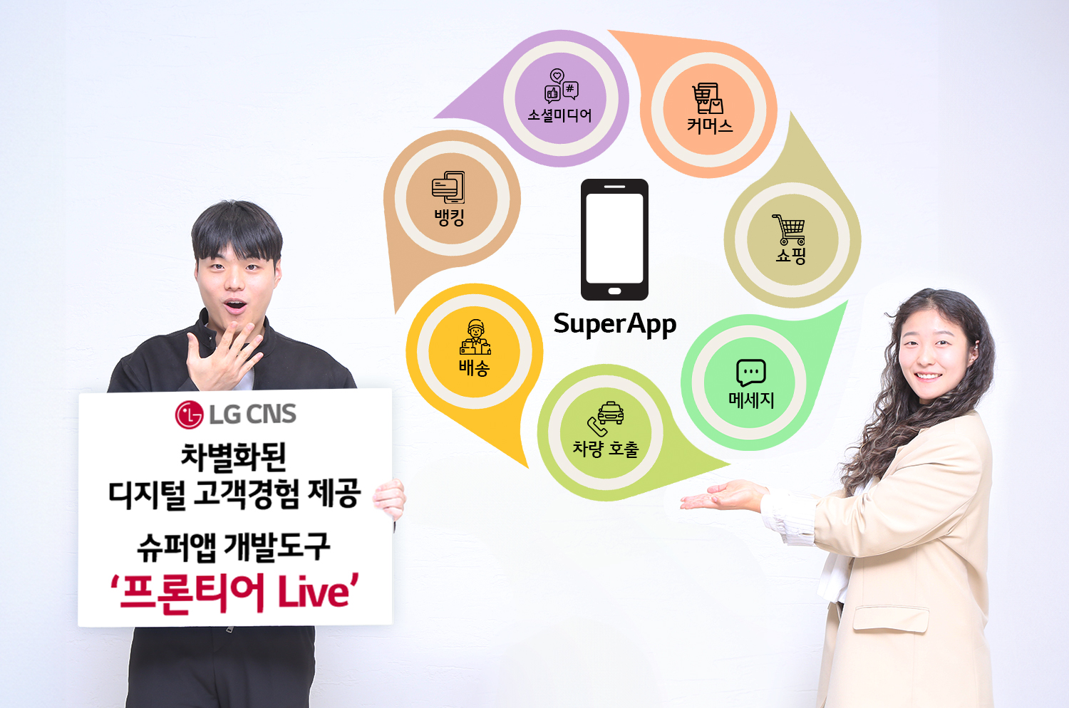 LG CNS, UI·UX 개발도구 '프론티어 Live' 출시