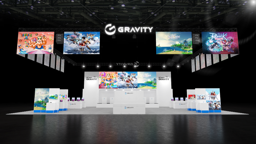 그라비티, 50 부스 규모 ‘G-STAR 2024’ 부스 디자인 공개