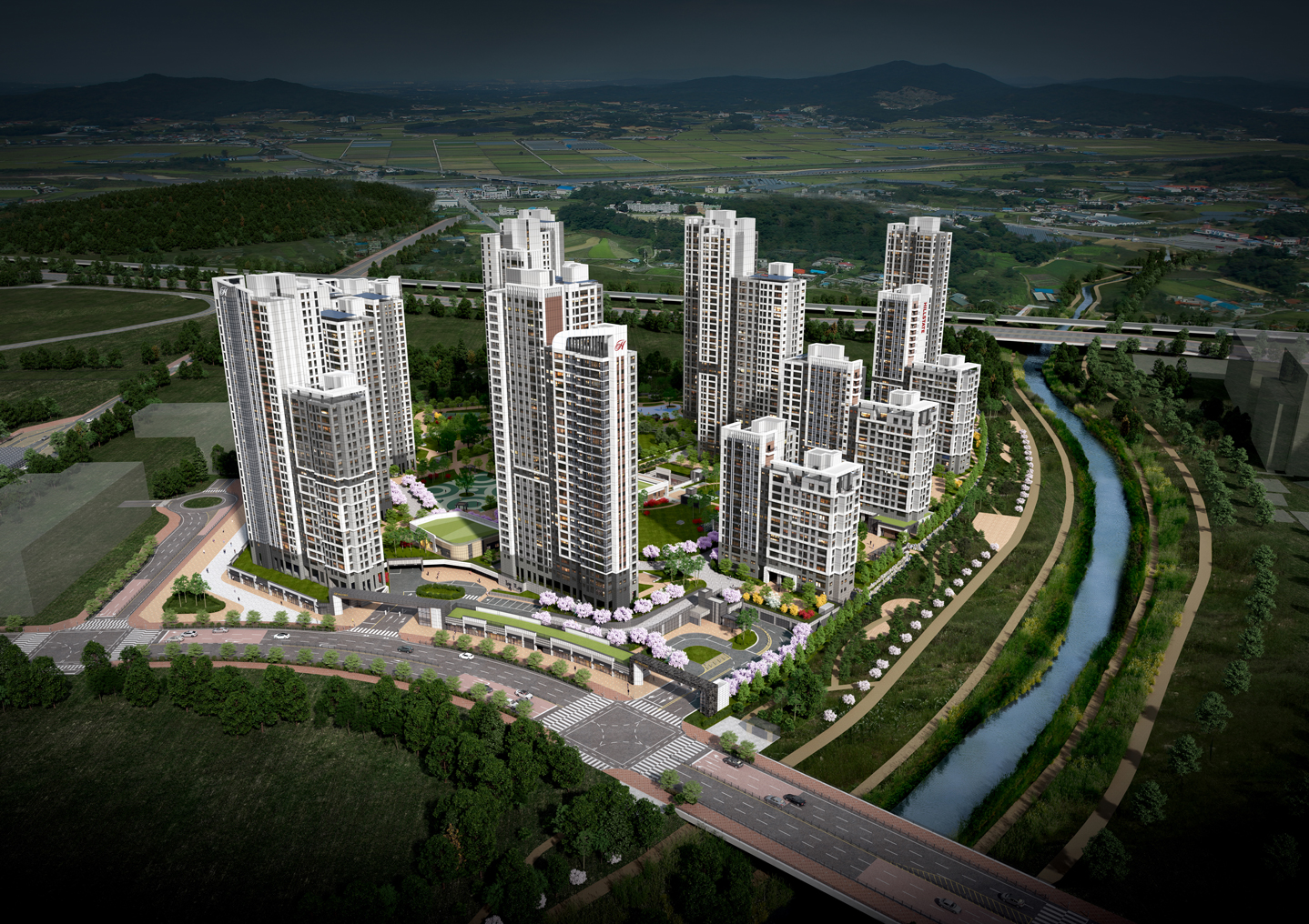 힐스테이트 도안리버파크 2차 조감도.(사진=현대건설)