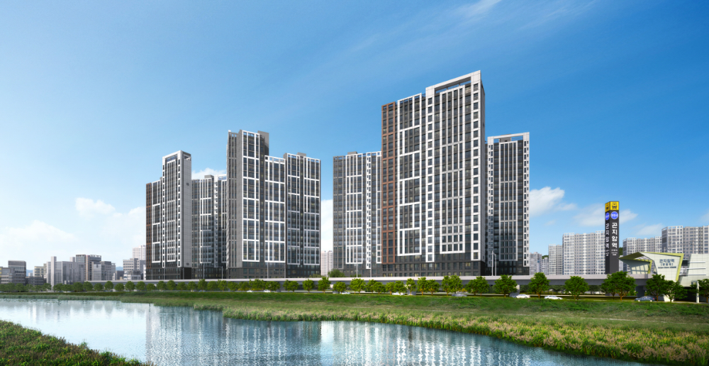 곤지암역 제일풍경채 투시도.(사진=제일건설)