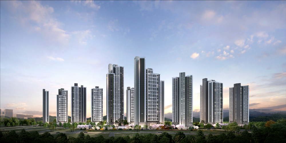 e편한세상 일산 메이포레 투시도.(사진=DL이앤씨)