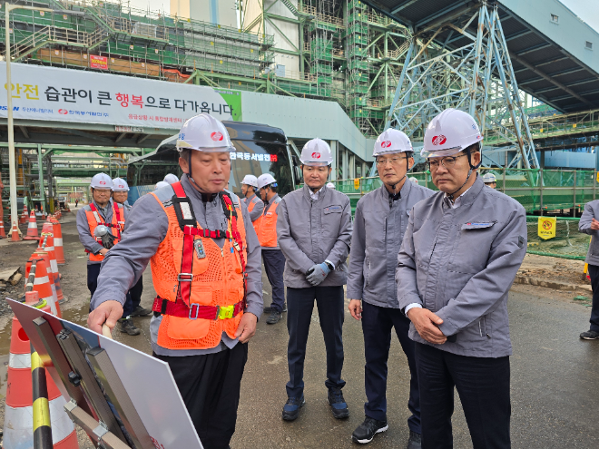 동서발전 권명호 사장, 당진본부 현장안전경영 실시
