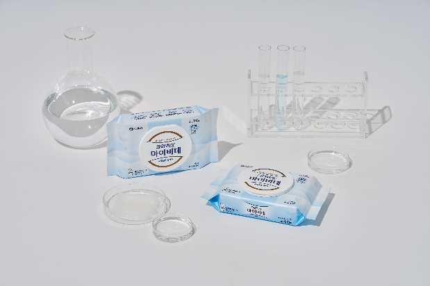 유한킴벌리 '크리넥스 마이비데 퓨어' 화장실용 물티슈 선보여