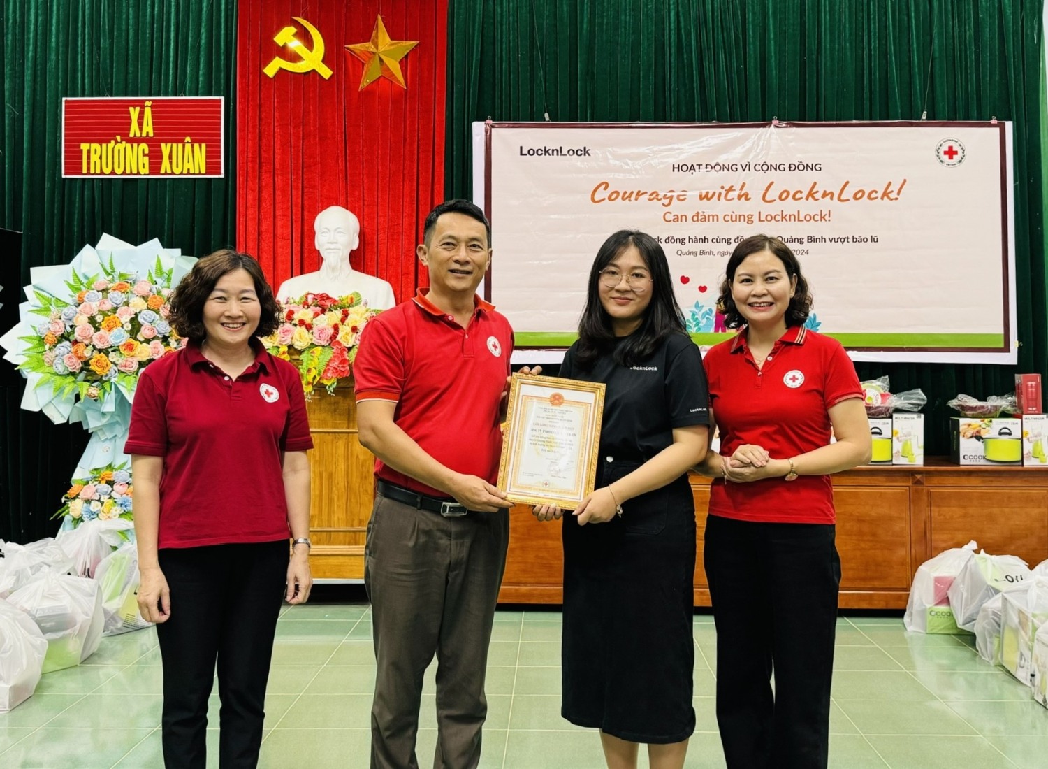 락앤락, 베트남 중부 홍수 피해지역에 구호물품 기부