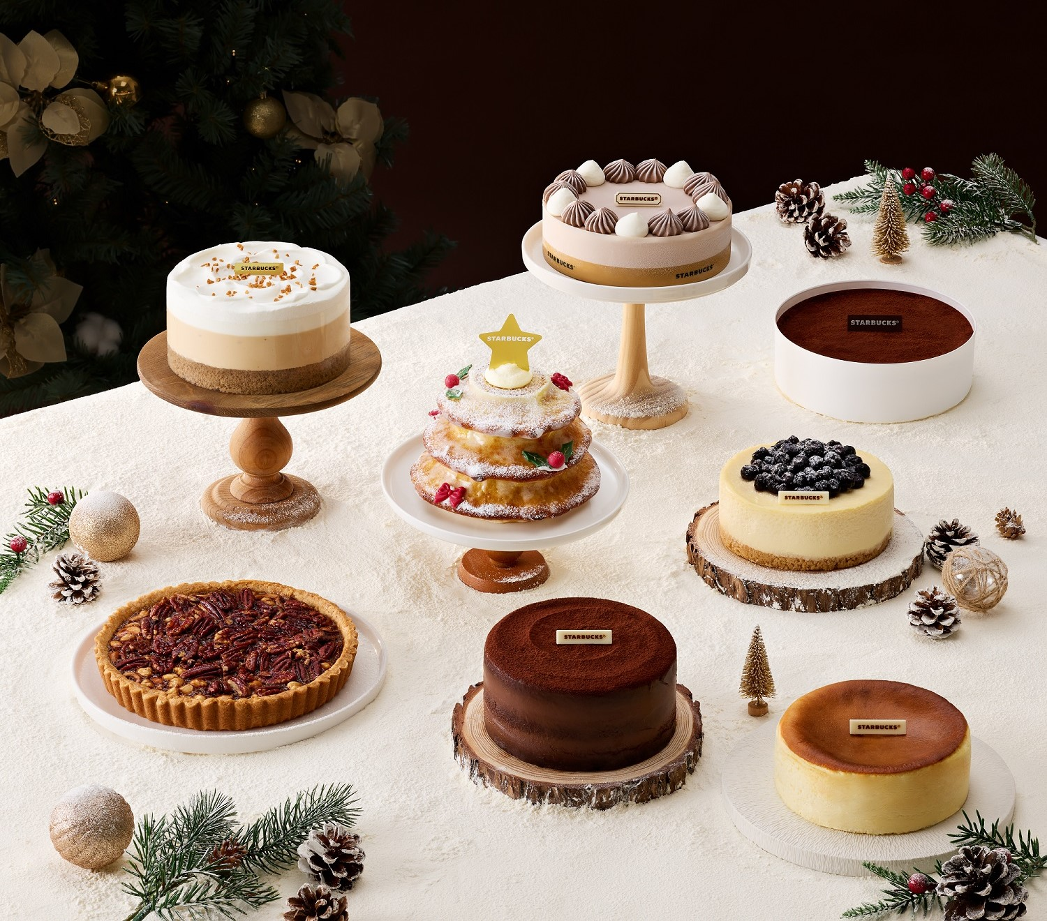 스타벅스, 크리스마스 케이크 온라인 스토어 예약 주문 행사 진행