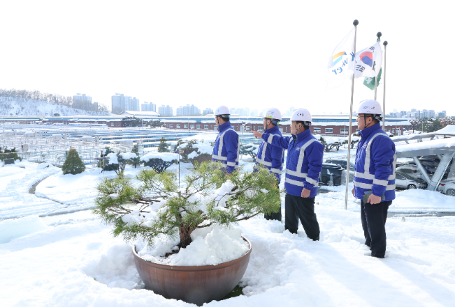 윤석대 수자원공사 사장, 작업중지권 적극 활용 동절기 폭설·한파 대비 현장 안전 점검