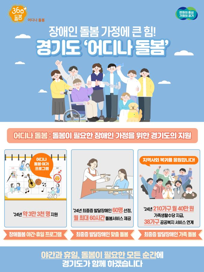 어디나돌봄 홍보물