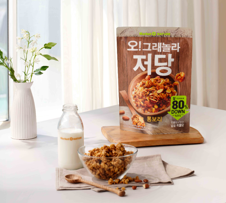 오리온, ‘마켓오네이처 오!그래놀라 저당 통보리’ 선보여