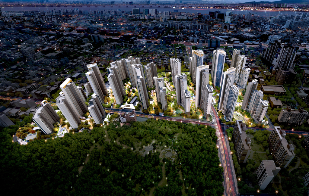 삼익맨숀아파트 재건축사업 조감도.(사진=대우건설)