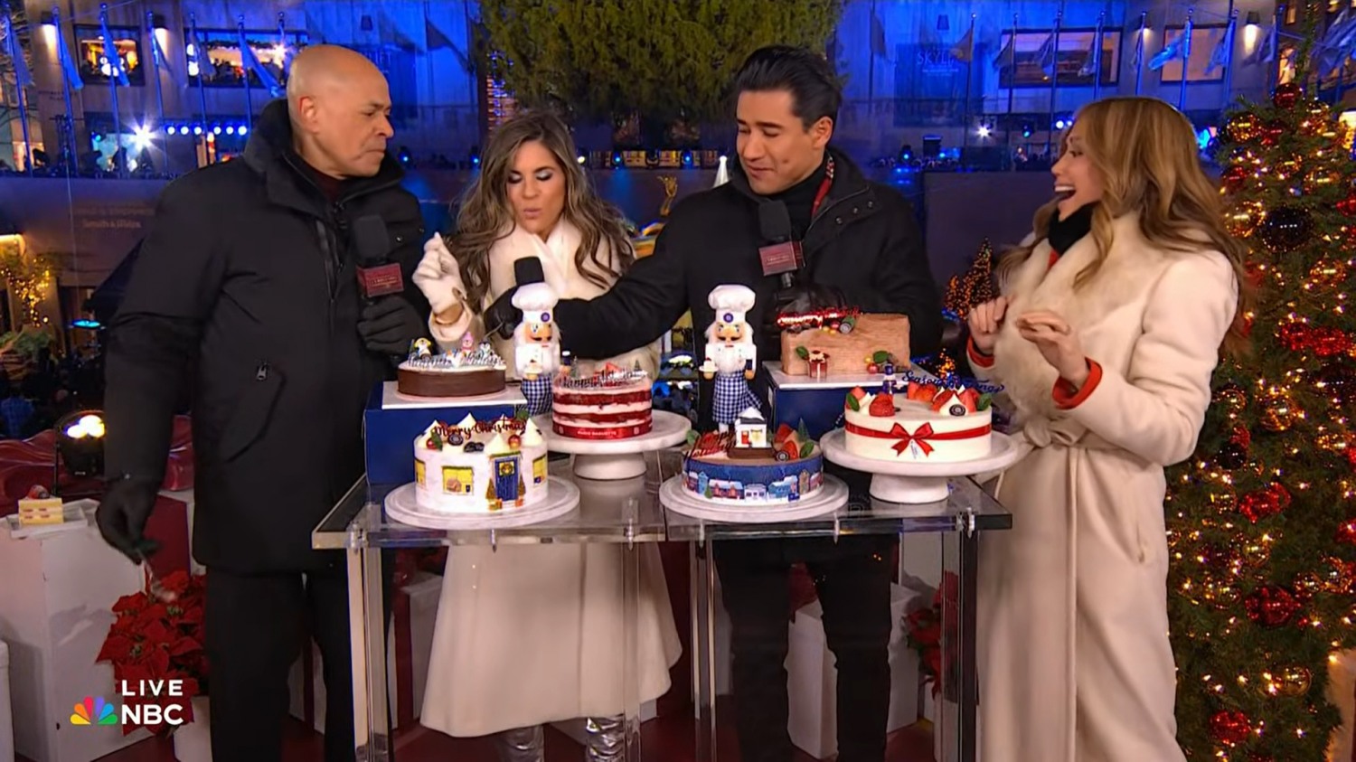 파리바게뜨 케이크, NBC 美 록펠러센터 X-mas 트리 점등식에 등장