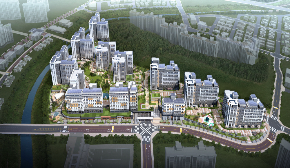 검단신도시 파밀리에 엘리프 조감도.