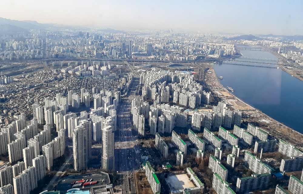 서울시내 전경.