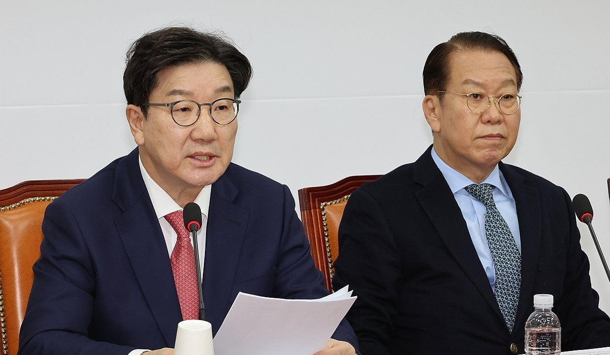 발언하는 권성동 원내대표(사진=연합뉴스)