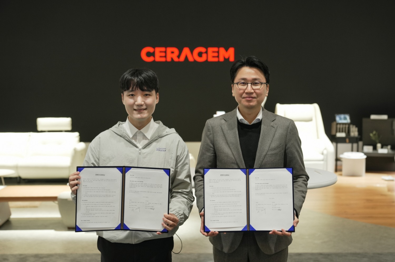 세라젬, 에이슬립과 슬립테크 협력 위한 MOU 체결