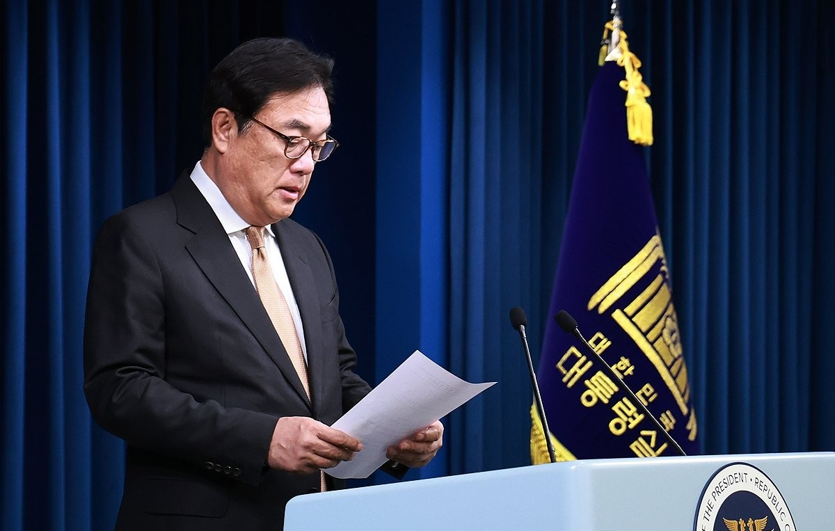 정진석 대통령비서실장(사진=연합뉴스)