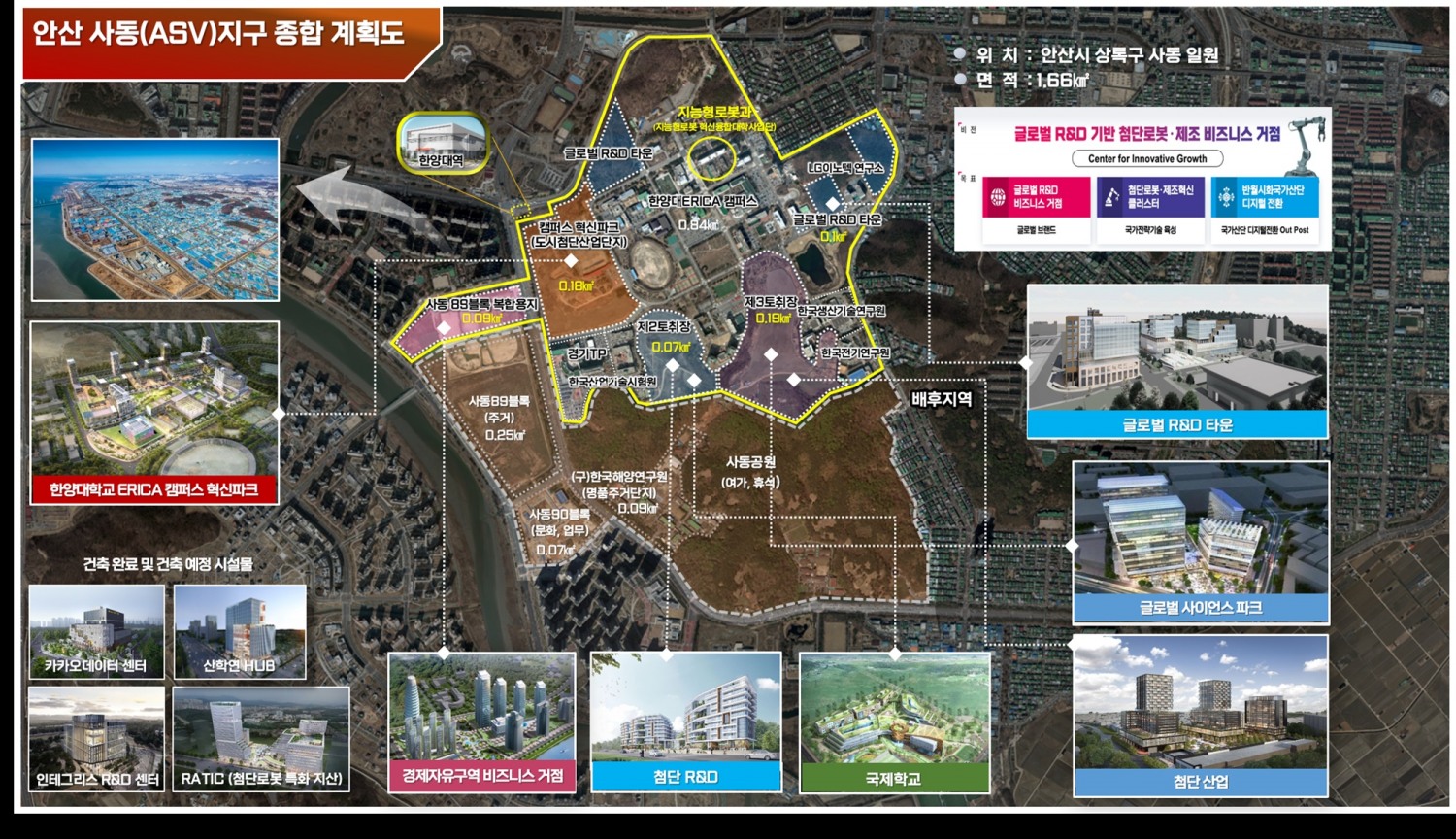 안산ASV지구 종합계획도