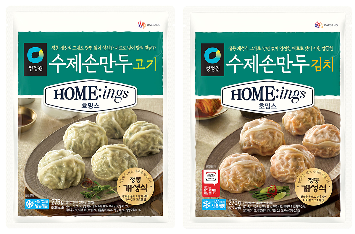 대상㈜ 청정원 호밍스, ‘수제손만두’ 2종 선보여