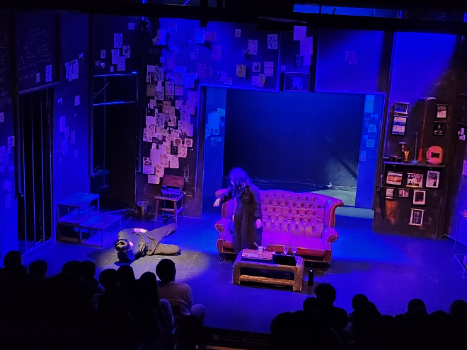 연극 죽여주는 이야기 공연 전경. (사진=스튜디오틈 주식회사)