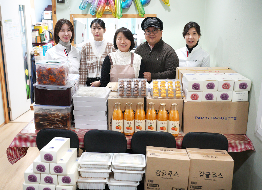 바디프랜드, '비젼지역아동센터'에 각종 먹거리와 스마트 체중계 지원