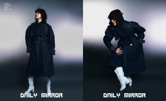 팀토그 데일리 미러 김주한 디자이너, 2025 F/W 서울패션위크 컬렉션 ‘DE NIM’ 진행