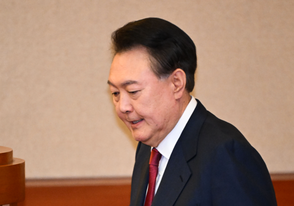 탄핵심판 5차 변론 입장하는 윤 대통령(사진=연합뉴스)