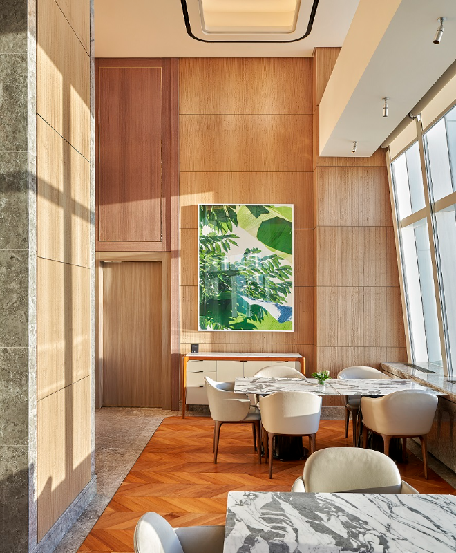 시그니엘 서울, 박형근 작가 유동성의 지형학 작품. (사진=시그니엘 서울)