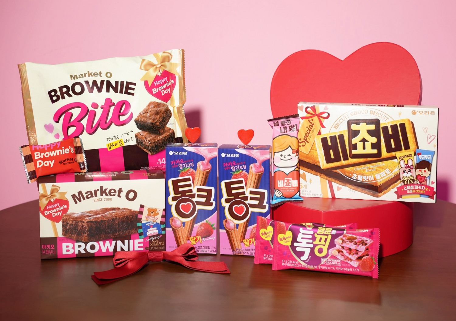 오리온, 밸런타인 한정판 톡핑∙통크 선보여