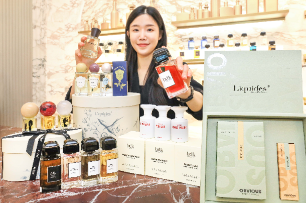 한섬 니치 향수 편집숍 '리퀴드 퍼퓸바' 프로모션 진행
