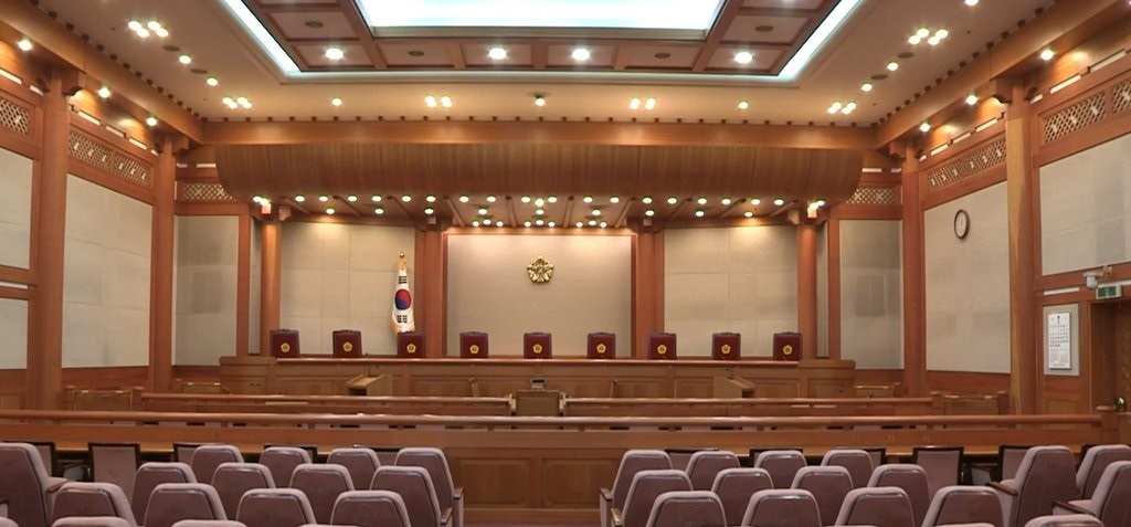 헌법재판소 재판정(사진=연합뉴스)