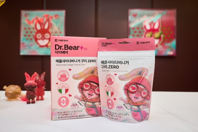 대웅제약, 닥터베어 애플사이다비니거 제로 X 미미 작가 콜라보 출시