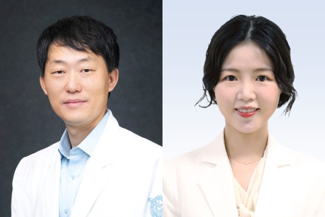 분당서울대병원 소화기내과 윤혁(좌)·전유경 교수(우). 사진=분당서울대병원