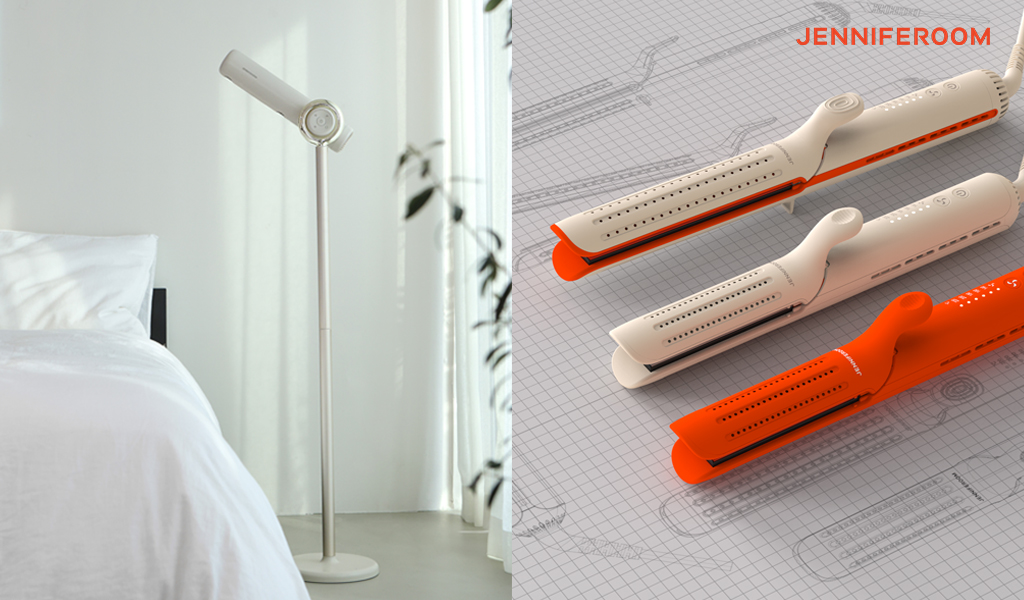 제니퍼룸, 에어 쿨링펌 고데기·스탠딩 헤어 드라이기 선보여