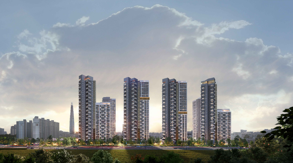 송파 대림가락 재건축 투시도.(사진=삼성물산)