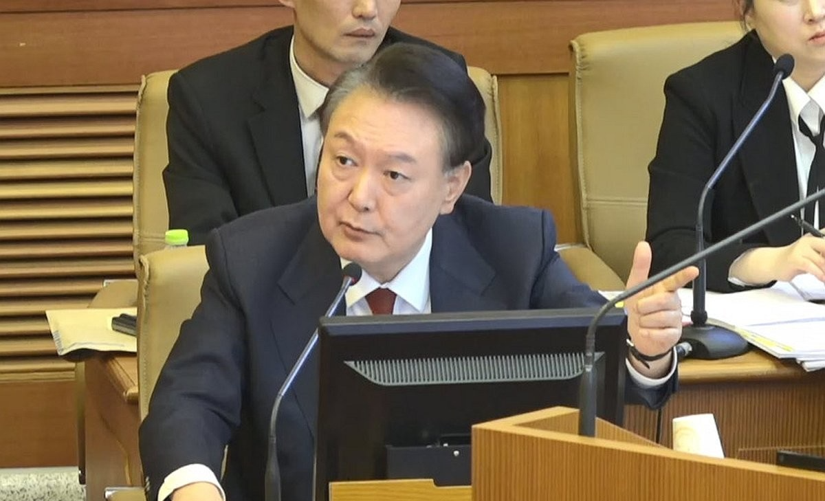 윤 대통령, 탄핵 심판 10차 변론 발언(사진=연합뉴스)