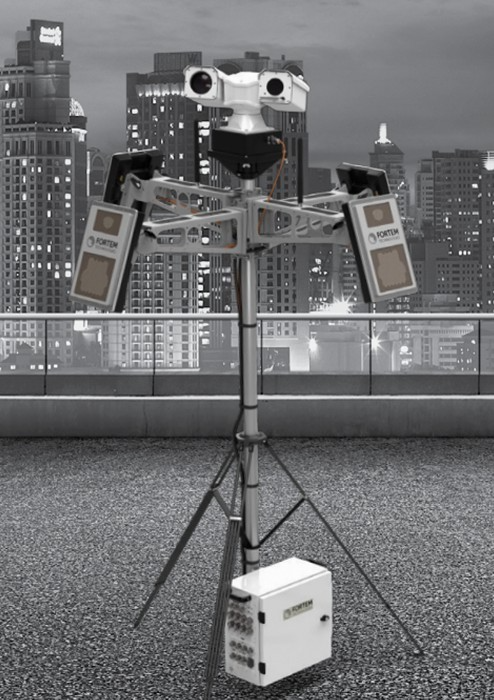 카이투스 조류탐지·식별 레이더 및 EO/IR 카메라 설치 예