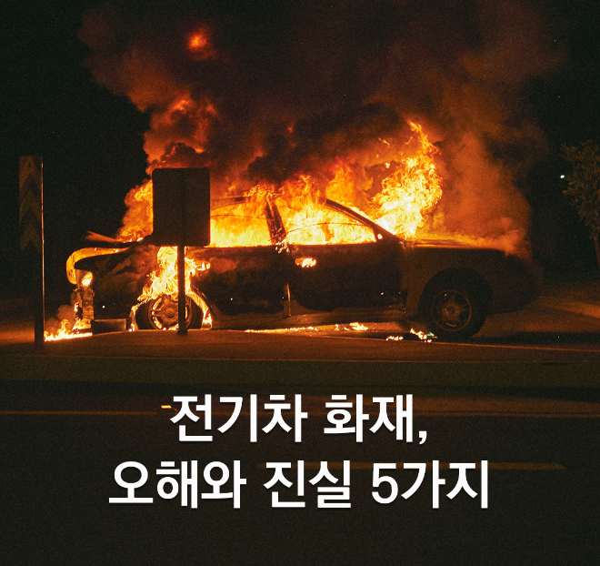 전기차 화재에 대한 오해와 진실 5가지.(사진= 육송)