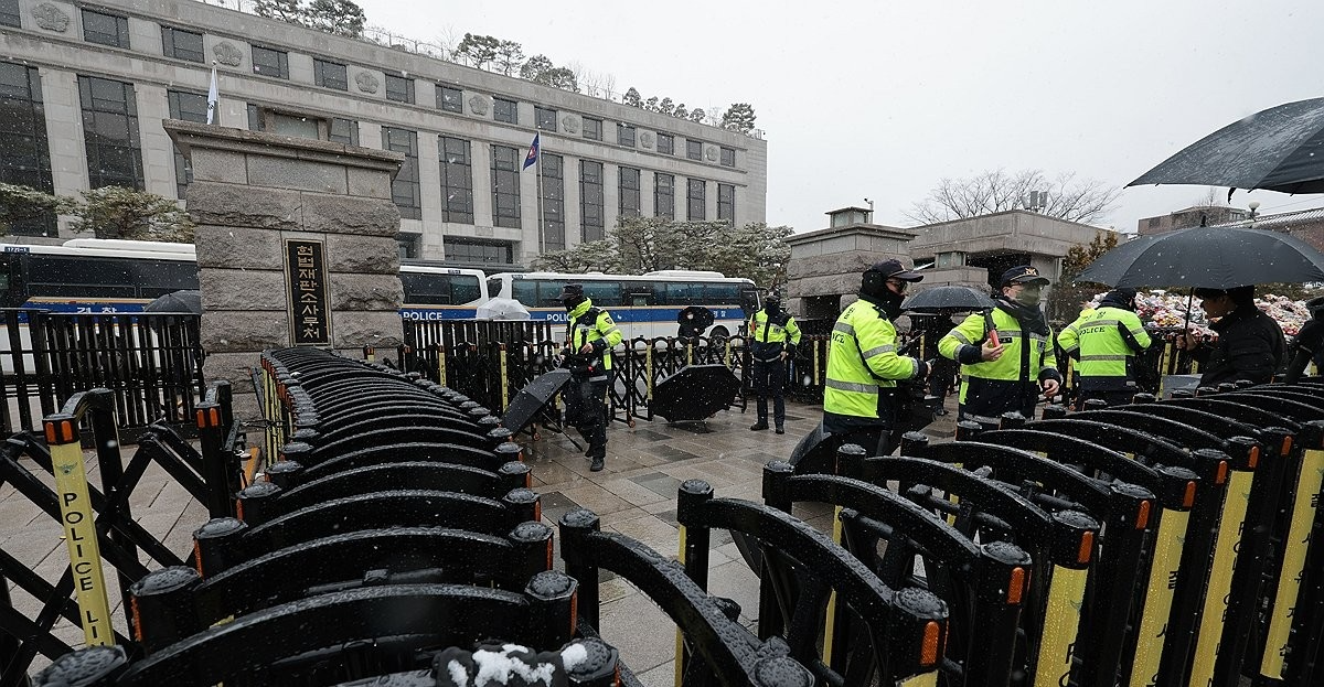 윤석열 대통령 탄핵 심판 선고 앞둔 헌재(사진=연합뉴스)