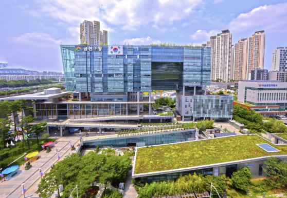 금천구청 종합청사 전경