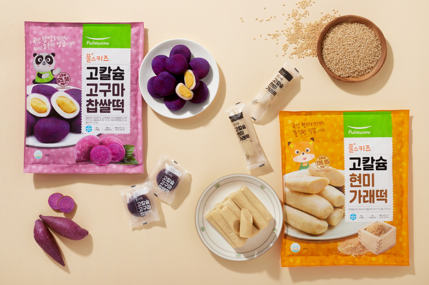 풀무원, ‘고칼슘 간식떡’ 선보여