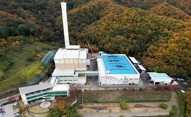 도시형폐기물 처리시설 전경