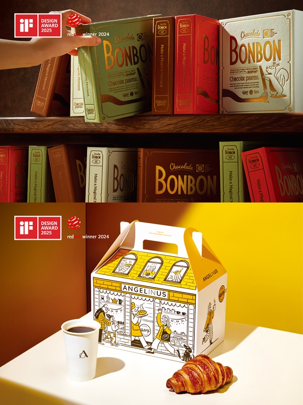 롯데GRS ‘엔제리너스·쇼콜라팔레트’ iF 디자인 어워드 본상 수상